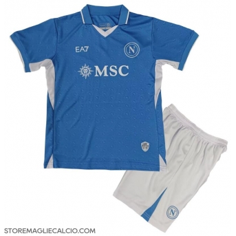 SSC Napoli Maglia Gara Casa Repliche 2024-25 Bambino